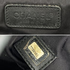 Black Cotton Chanel Travel Line