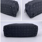 Black Cotton Chanel Travel Line