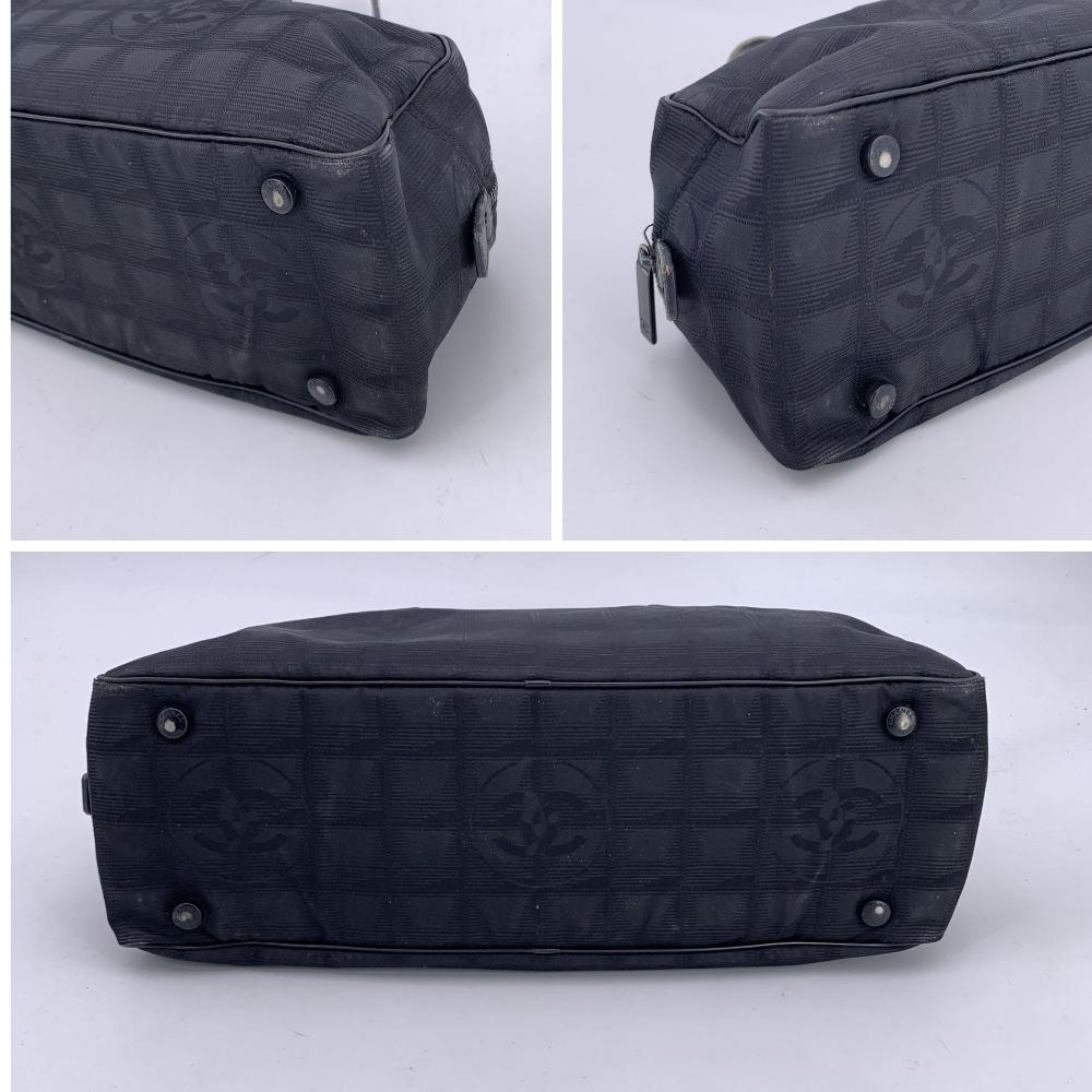 Black Cotton Chanel Travel Line