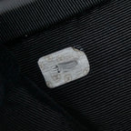 Black Cotton Chanel Shoulder Bag
