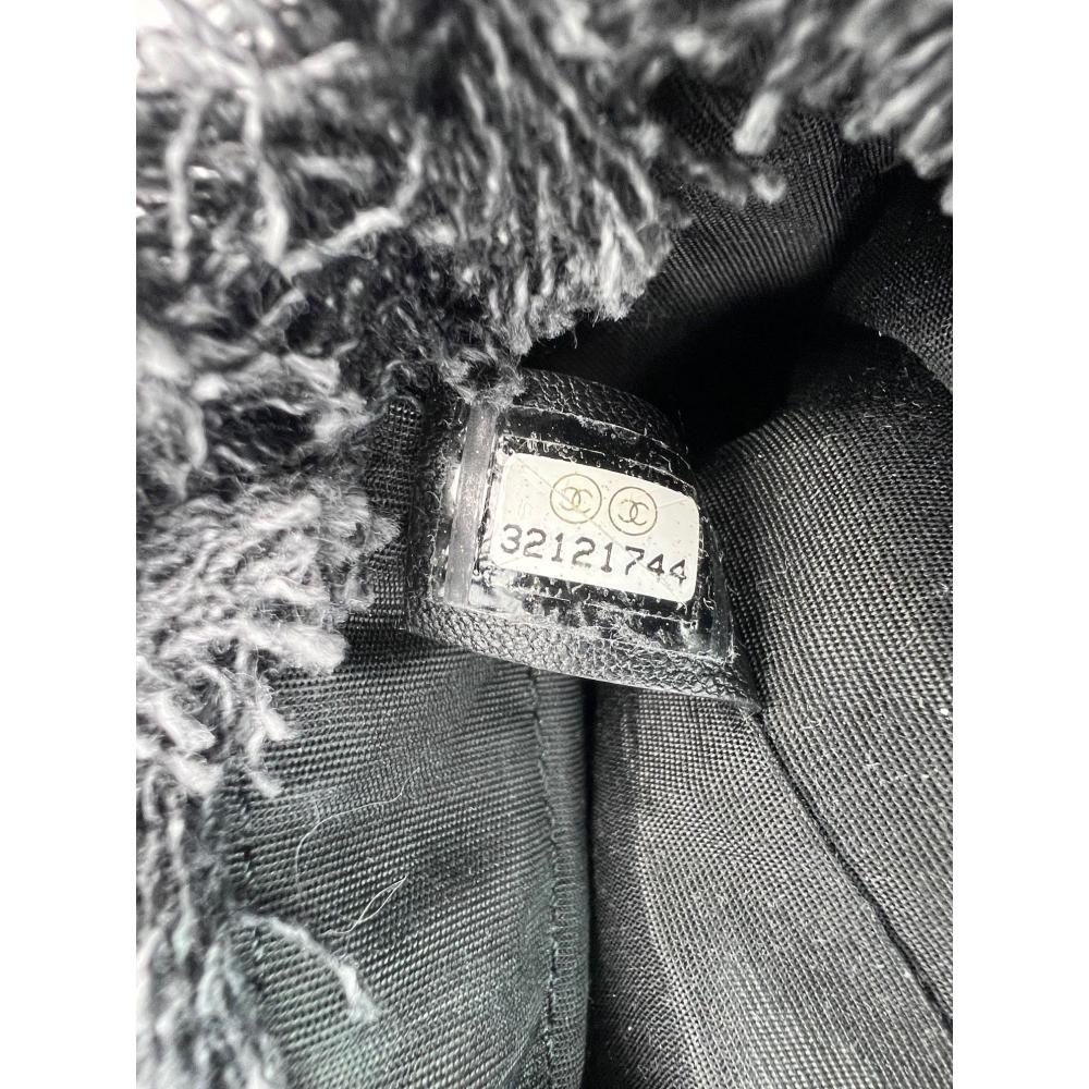 Black Denim Chanel Bucket Bag