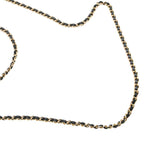 Black Denim Chanel Crossbody Bag