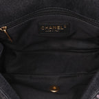 Black Denim Chanel Crossbody Bag