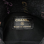 Black Denim Chanel Crossbody Bag