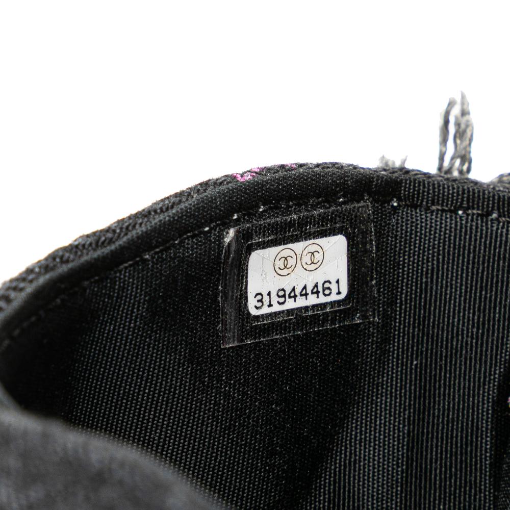 Black Denim Chanel Crossbody Bag