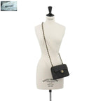 Black Denim Chanel Shoulder Bag
