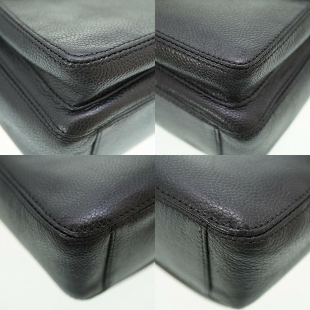 Black Fabric Chanel Shoulder Bag