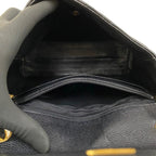 Black Fabric Chanel Shoulder Bag