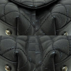 Black Fabric Chanel Shoulder Bag