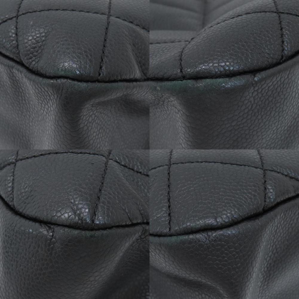 Black Fabric Chanel Tote