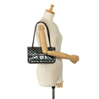 Black Fabric Chanel Shoulder Bag