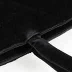 Black Fabric Chanel Tote