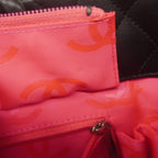 Black Fabric Chanel Shoulder Bag