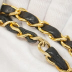 Black Fabric Chanel Flap Bag