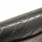 Black Fabric Chanel Flap Bag