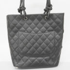 Black Fabric Chanel Shoulder Bag