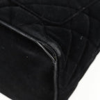 Black Fabric Chanel Tote