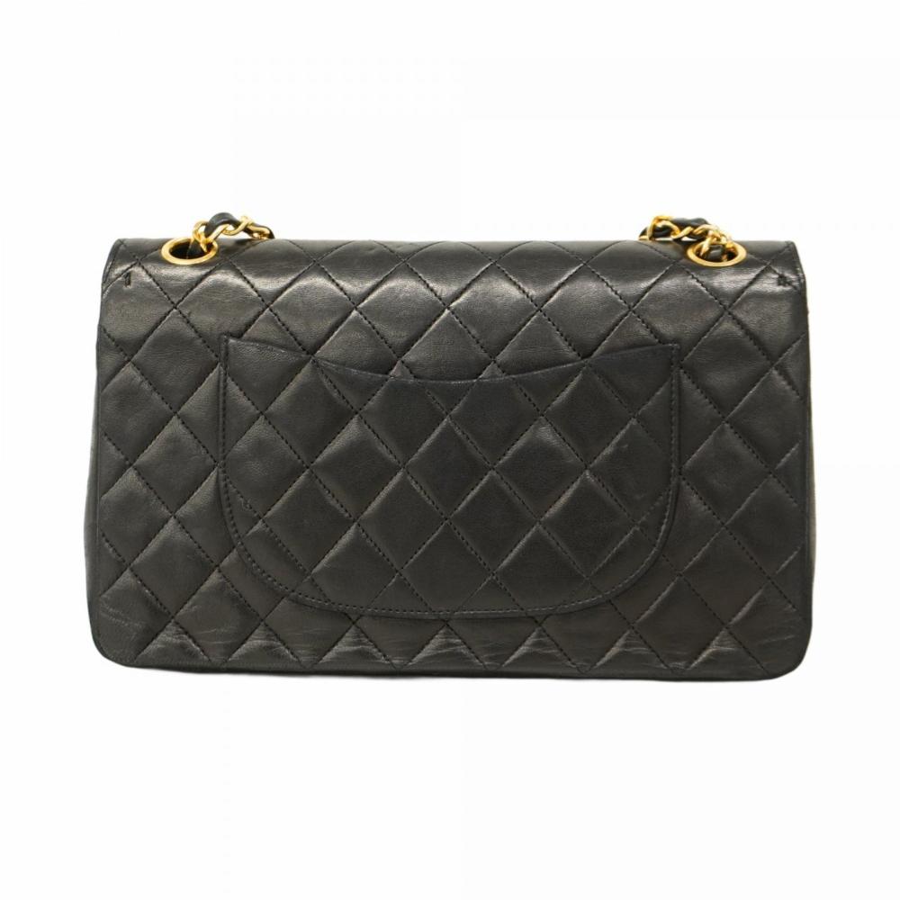 Black Fabric Chanel Flap Bag
