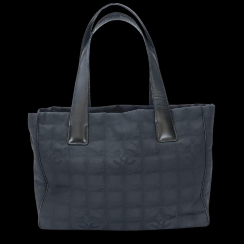 Black Fabric Chanel Travel Line