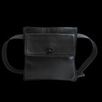 Black Fabric Chanel Belt Bag
