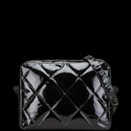 Black Fabric Chanel Crossbody Bag