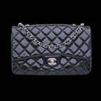 Black Fabric Chanel Shoulder Bag