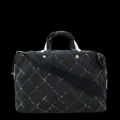 Black Fabric Chanel Travel Line