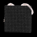 Black Fabric Chanel Shoulder Bag