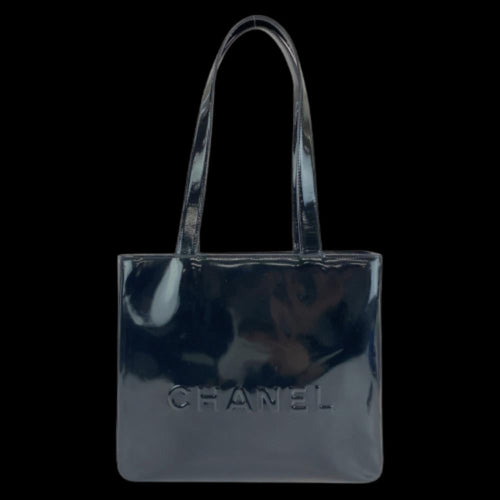 Black Fabric Chanel Tote