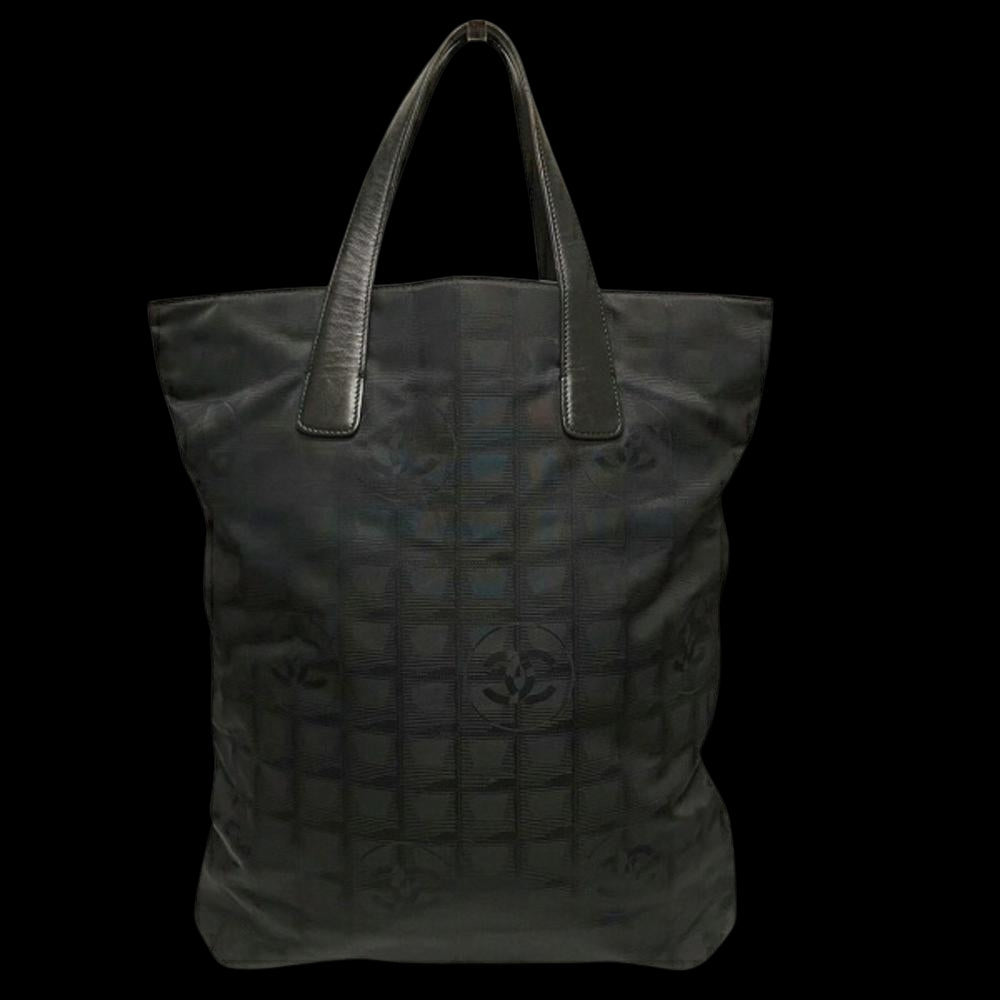 Black Fabric Chanel Travel Line