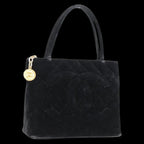Black Fabric Chanel Tote