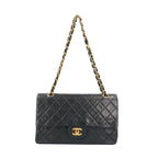Black Fabric Chanel Flap Bag