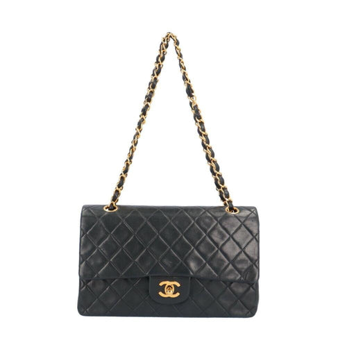 Black Fabric Chanel Flap Bag