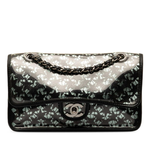 Black Fabric Chanel Shoulder Bag