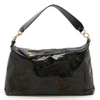 Black Fabric Chanel Shoulder Bag