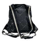 Black Fabric Chanel Backpack
