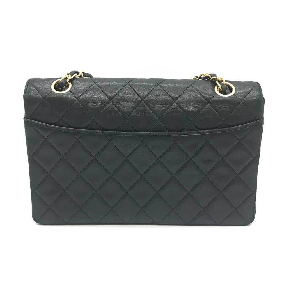 Black Fabric Chanel Shoulder Bag