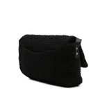 Black Fabric Chanel Flap Bag