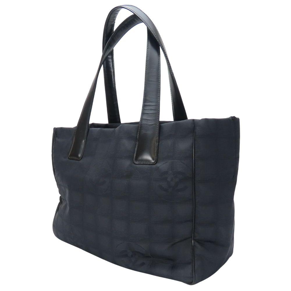 Black Fabric Chanel Travel Line