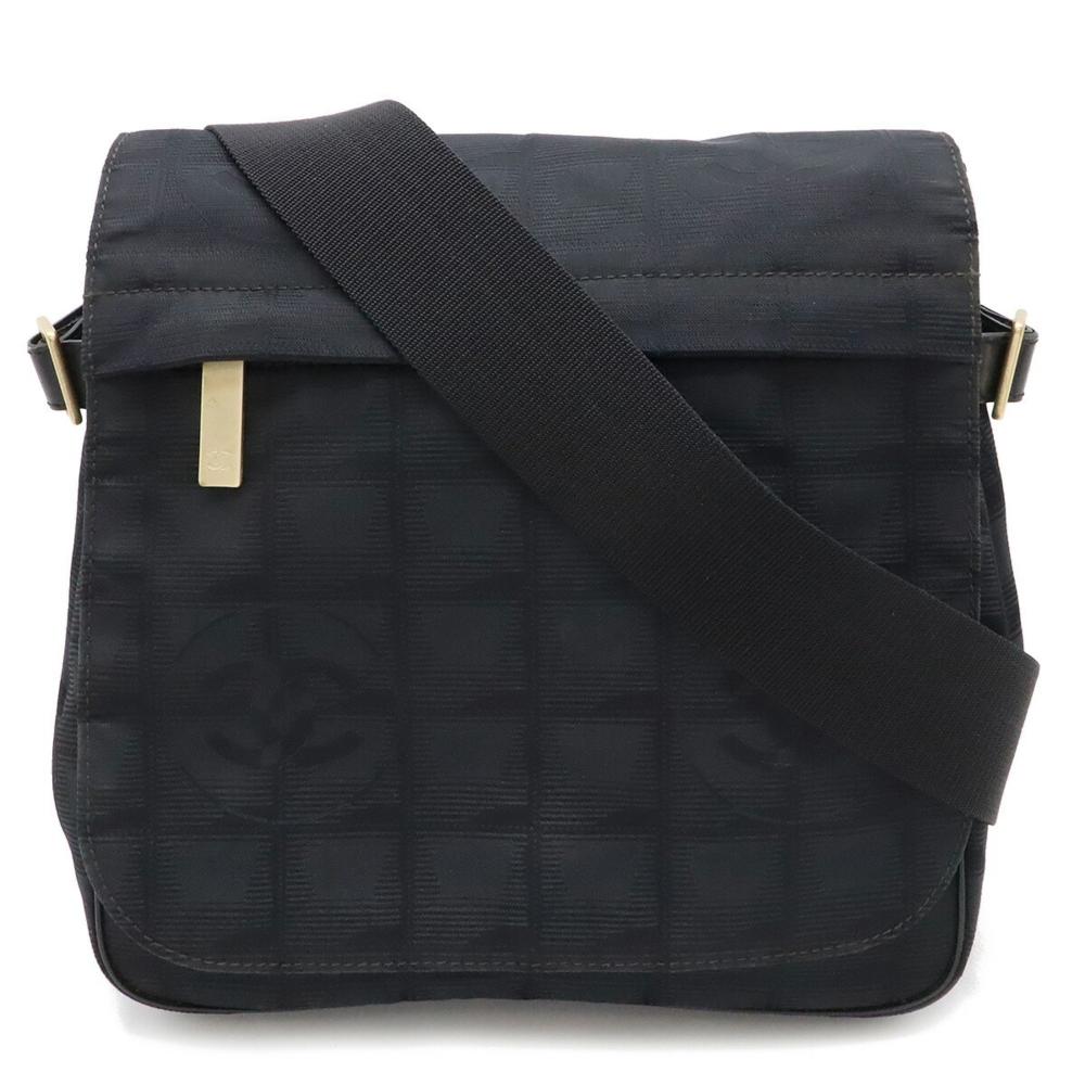 Black Fabric Chanel Travel Line