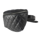 Black Fabric Chanel Belt Bag