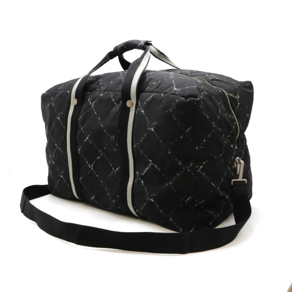 Black Fabric Chanel Travel Line