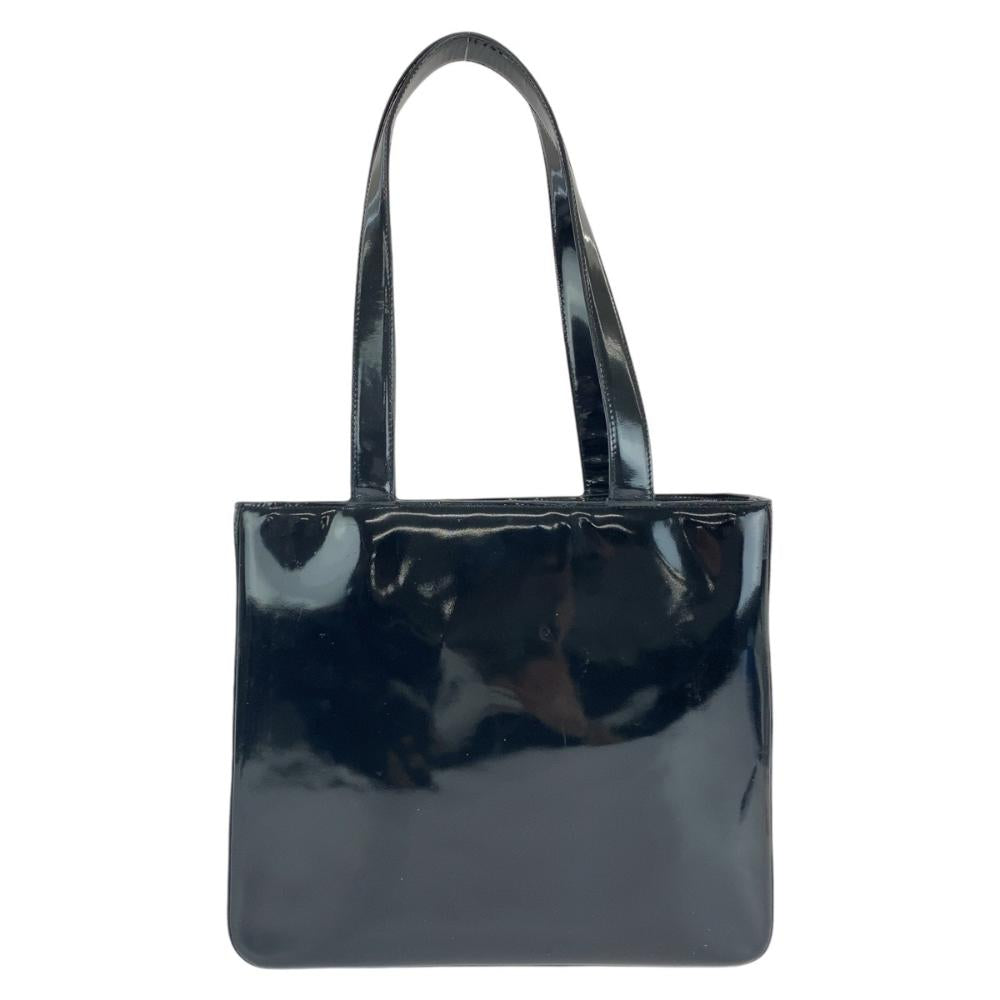 Black Fabric Chanel Tote