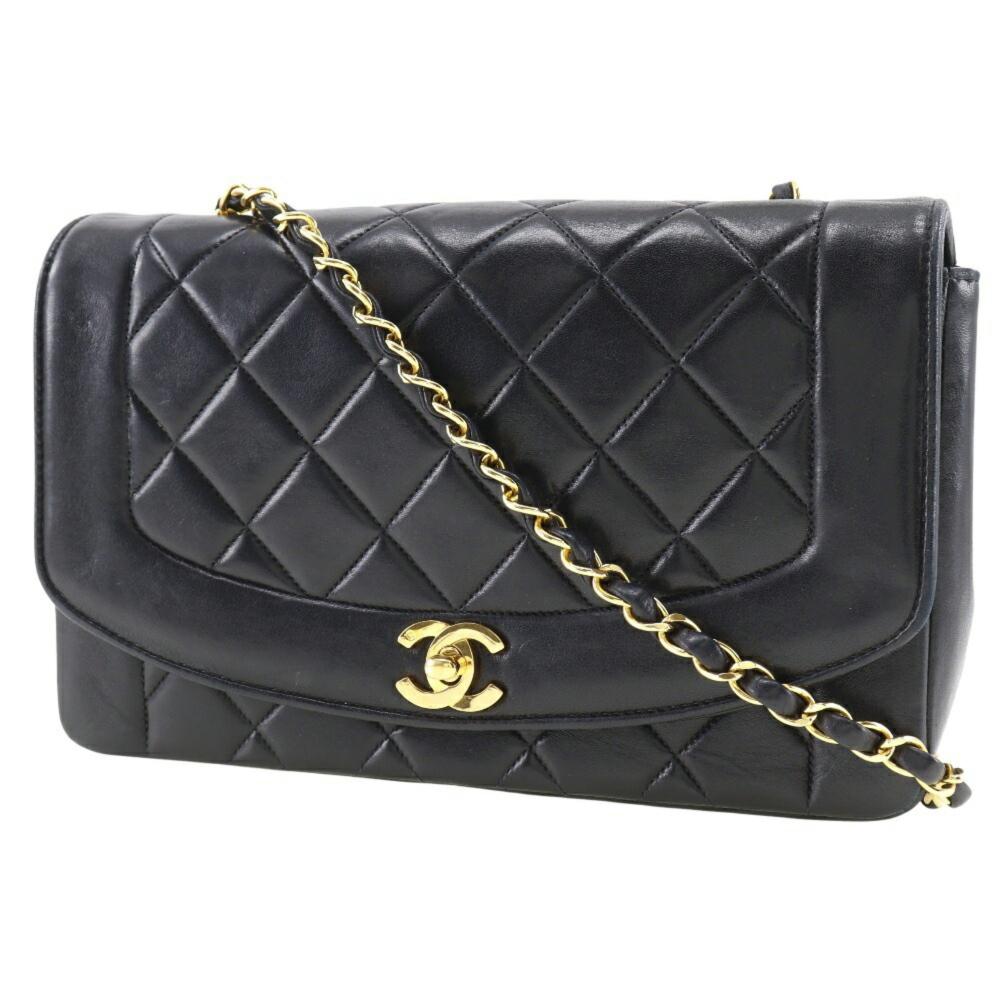 Black Fabric Chanel Shoulder Bag