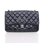 Black Fabric Chanel Shoulder Bag