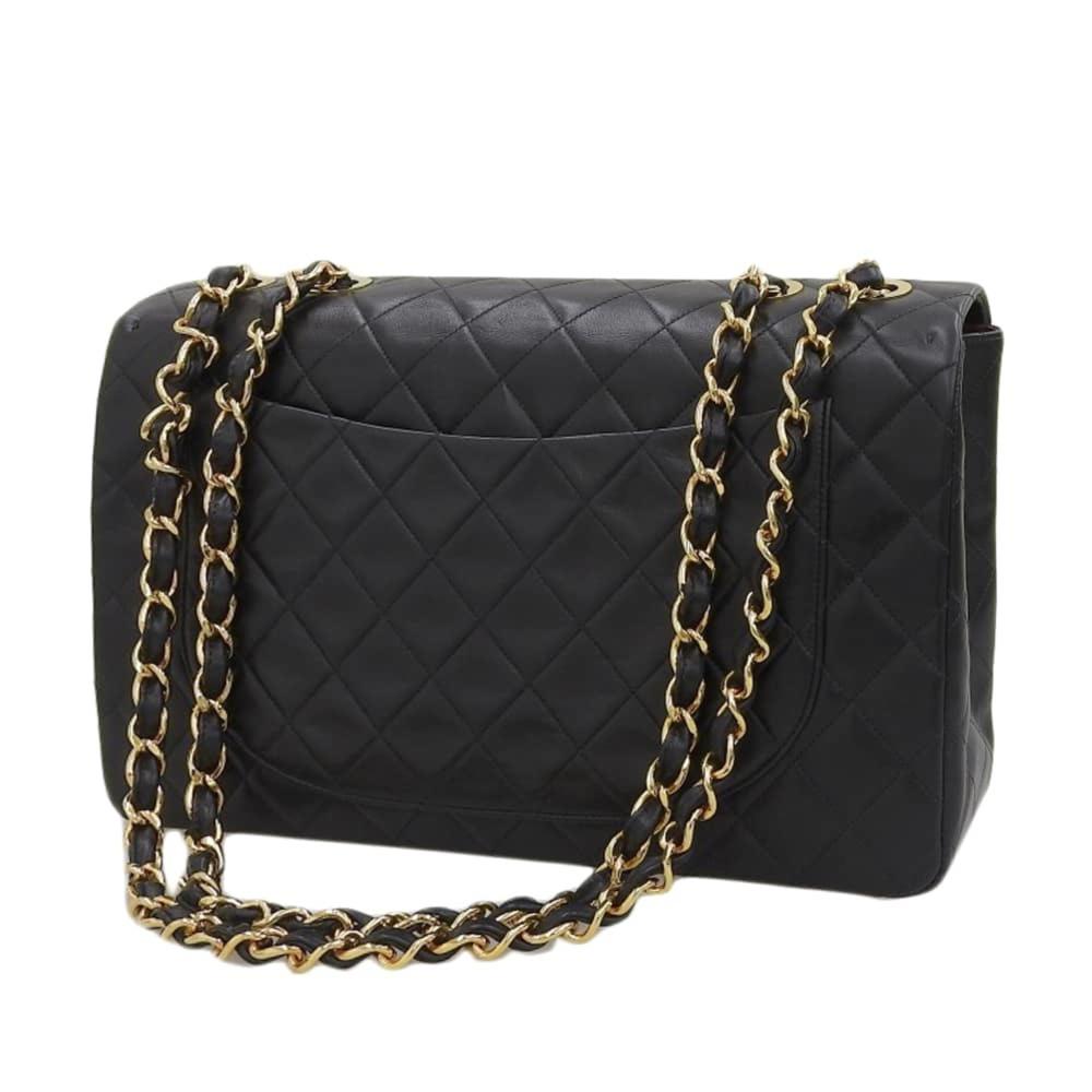 Black Fabric Chanel Shoulder Bag