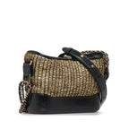 Black Fabric Chanel Shoulder Bag