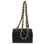 Black Fabric Chanel Shoulder Bag