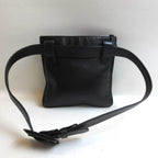 Black Fabric Chanel Belt Bag