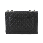Black Fabric Chanel Shoulder Bag